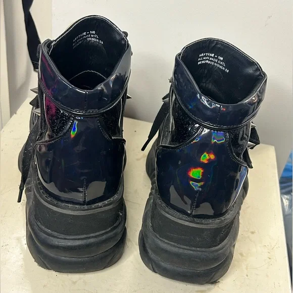 Black Demonia platform shoes - Picture 5 of 5